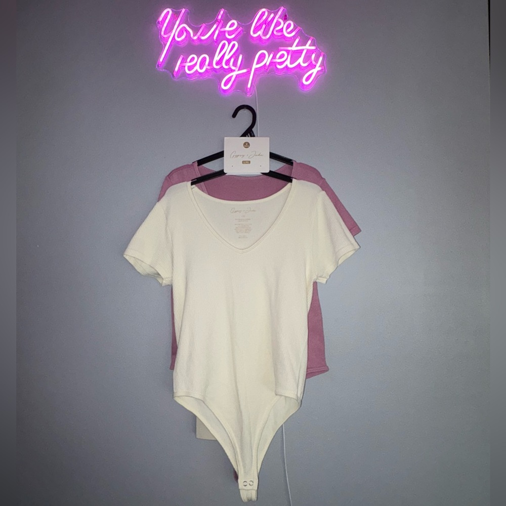 Gypsy & Jade V-Neck Bodysuits